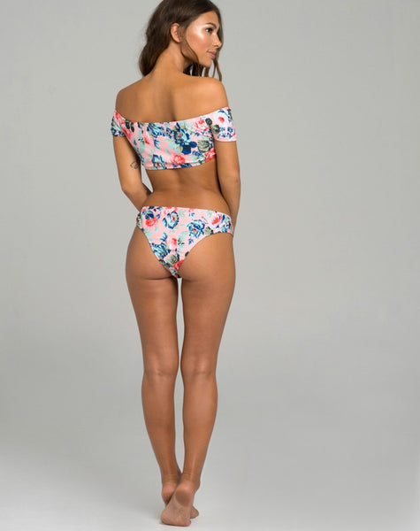 Lila Bikini Top in Rossa Print