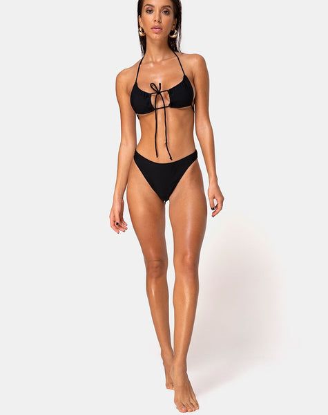 Farleigh Bottom Bikini in Matte Black