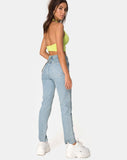 Lini Crop Top in Lime