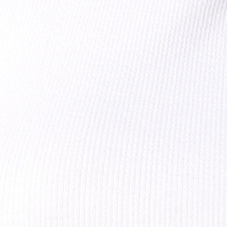 Loaiza Cold Shouder Top in Mini Rib White