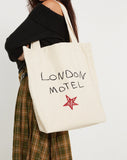 image of London Tote Bag Ecru London Motel Embro