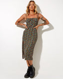 Image of Lotie Midi Dress in Kenny Floral