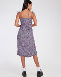 image of Lotie Midi Dress in Lilac Blossom