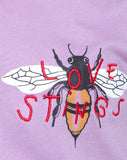 Oversize Basic Tee in Lovestings Lilac