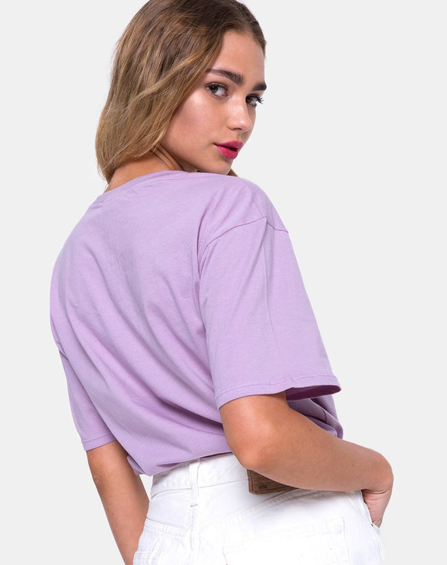 Oversize Basic Tee in Lovestings Lilac