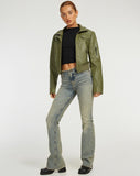 image of Loviana Jacket in PU Green