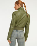 image of Loviana Jacket in PU Green