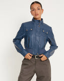 image of Loviana Jacket in PU Navy