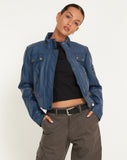 image of Loviana Jacket in PU Navy