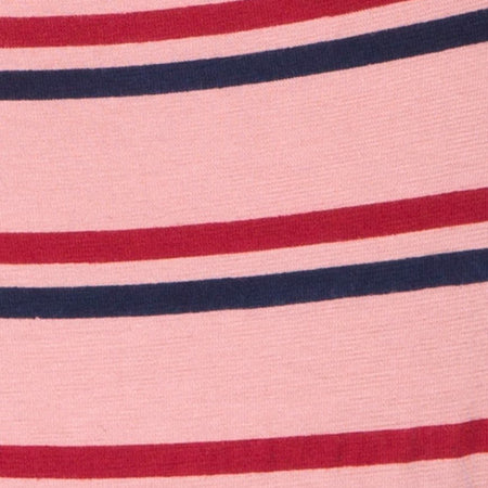 Lucia Bodice in 70's Stripe Pink Horizontal