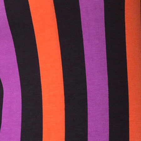 Lucia Bodice in Purple and Orange Stripe