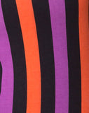 Lucia Bodice in Purple and Orange Stripe