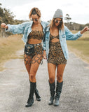Hilly High Waist Hot Pant in Leopard