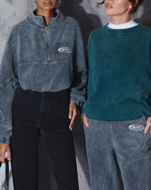 Lulo Jumper in Slate Grey 'Energy' Embro