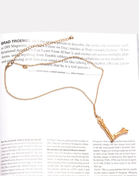 Necklace in Gold Letter A