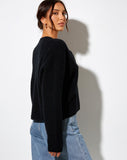 Mabel Jumper in Knit Black