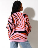 Image of Mably Jumper in Mega Ripple Pink