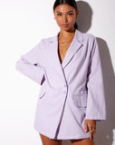 Macca Blazer in Violet