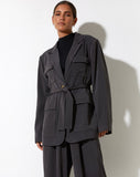 image of Magawa Blazer in Tailoring Charcoal