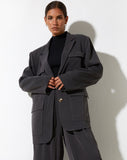 image of Magawa Blazer in Tailoring Charcoal