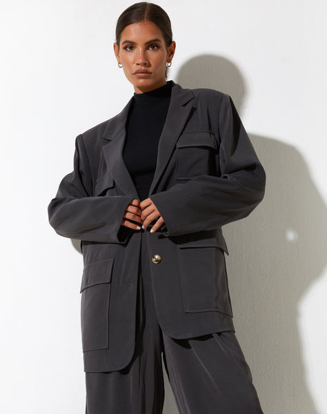 image of Magawa Blazer in Tailoring Charcoal