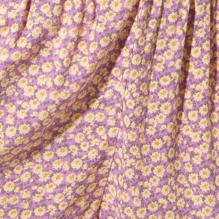 Maisy Shorts in Flower Fun Lilac Lemon