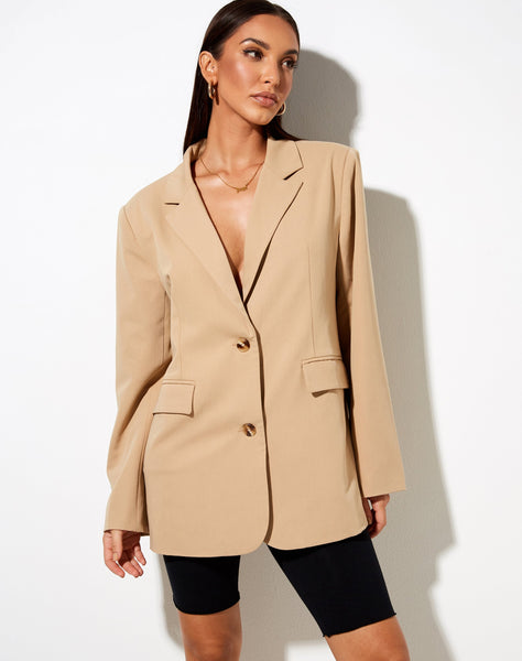 Maiwa Blazer in Tan