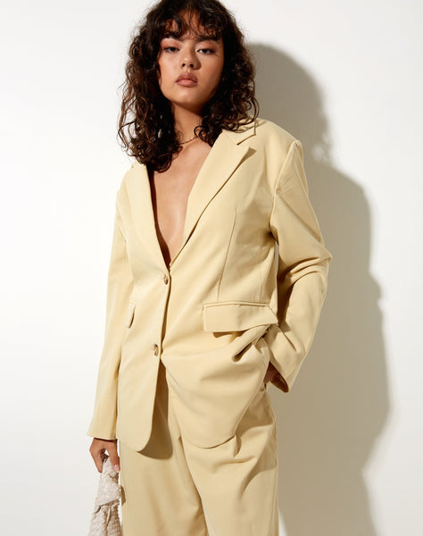 Image of Maiwa Blazer in Buttercream