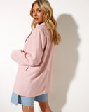 Image of Maiwa Blazer in Soft Pink