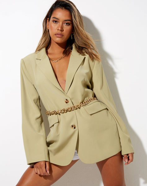 Image of Maiwa Blazer in Green