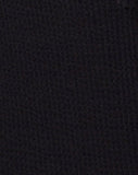 Makana Swimsuit in Crinkle Rib Black
