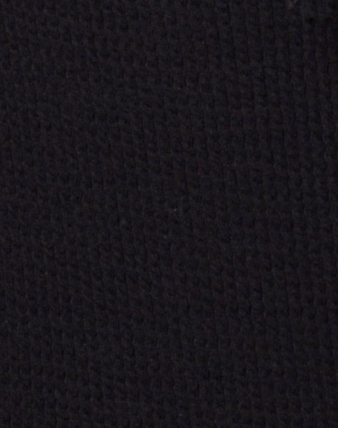 Makana Swimsuit in Crinkle Rib Black