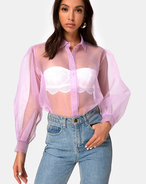 Makiza Top in Lilac