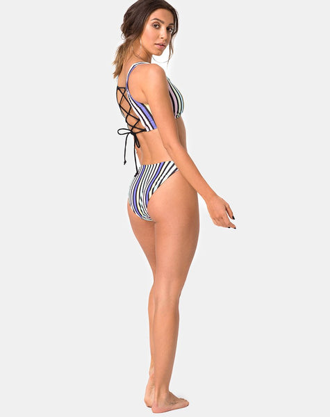 Malee Bikini Bottom in New Stripe