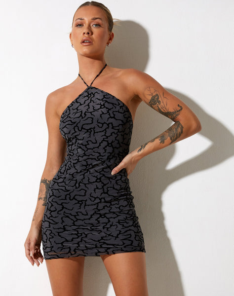 Image of Maliga Mini Dress in Tribal Flock