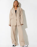 image of Abena Trouser in Soft Tailoring Beige