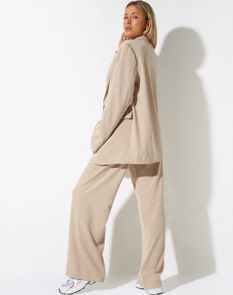 image of Abena Trouser in Soft Tailoring Beige