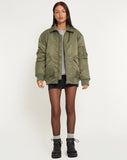 image of Manik Jacket in Khaki Green