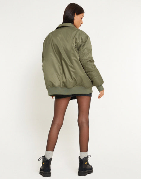 image of Manik Jacket in Khaki Green