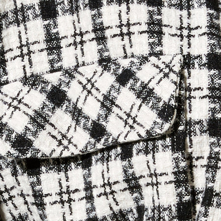 Marcella Shirt in Black and White Check