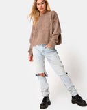 Margo Jumper in Knit Tan