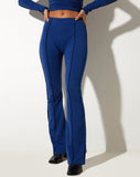 image of Tais Flared Trouser in Lycra Dazzling Blue