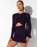 image of Matilda Bodycon Dress in Crown Jewel