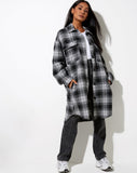 Image of Maxiella Shirt in Black Check