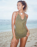 image of Maye Dress in Mesh Khaki