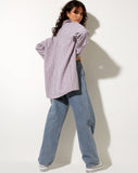 Image of Medita Shirt in Purple Pink and Black