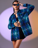 Image of MOTEL X OLIVIA NEILL Medita Shirt in Check Blue