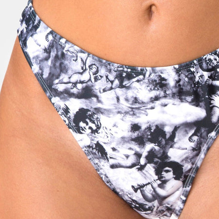 Meeka Bikini Bottom in Cherub Grey