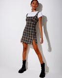 Mehra Mini Dress in 90's Grunge Check