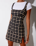 Mehra Mini Dress in 90's Grunge Check